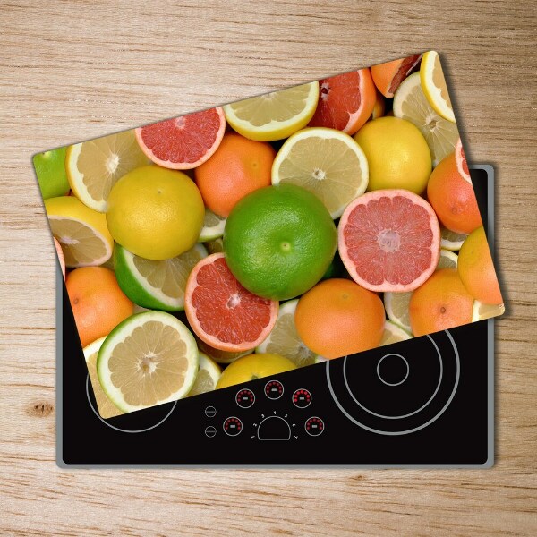 Chopping board glass Citrus fruits