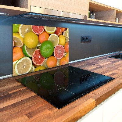 Chopping board glass Citrus fruits