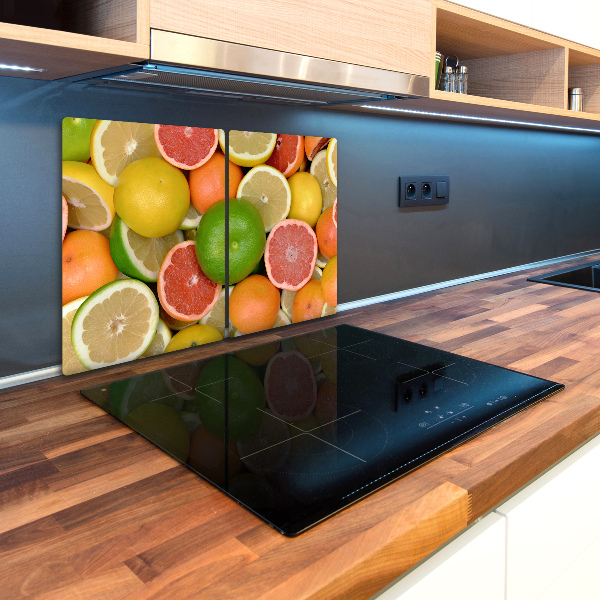 Chopping board glass Citrus fruits