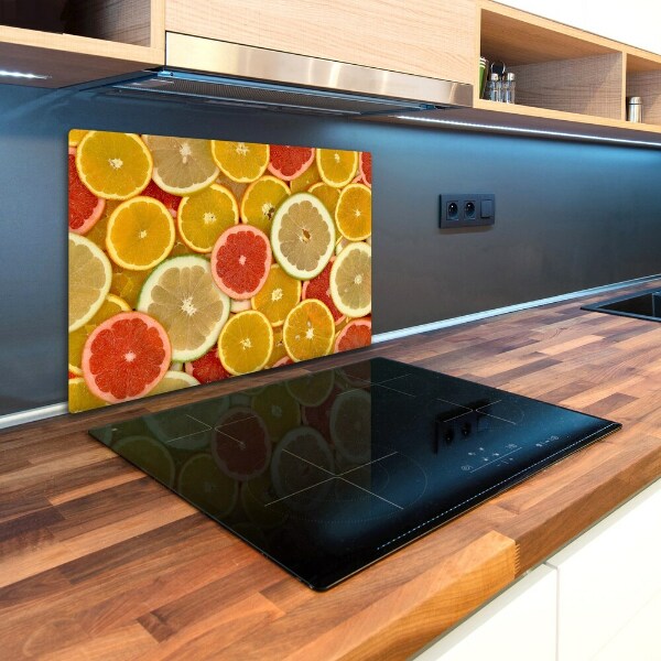 Chopping board glass Citrus fruits