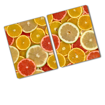 Chopping board glass Citrus fruits