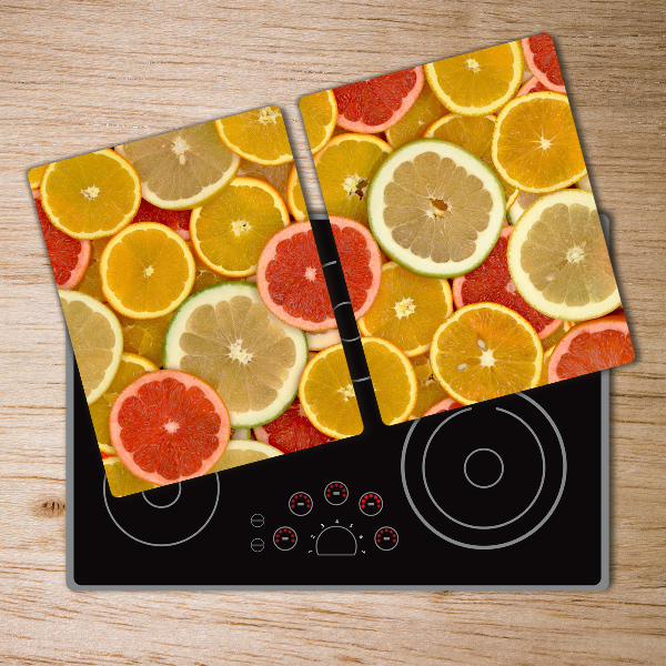 Chopping board glass Citrus fruits