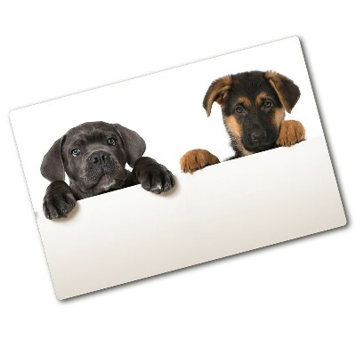 Chopping board Three puppies