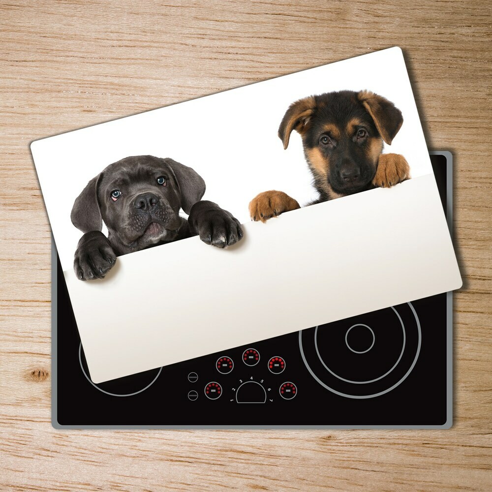 Chopping board Three puppies