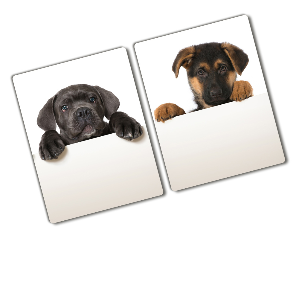 Chopping board Three puppies