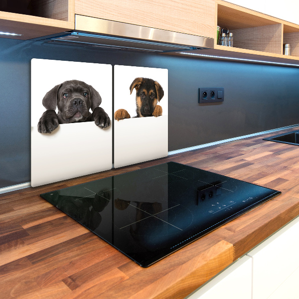 Chopping board Three puppies