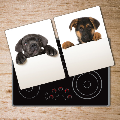 Chopping board Three puppies