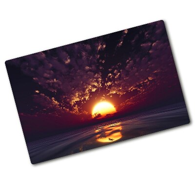 Chopping board Sunset