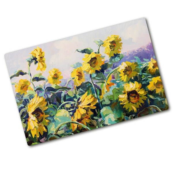 Chopping board Sunflowers