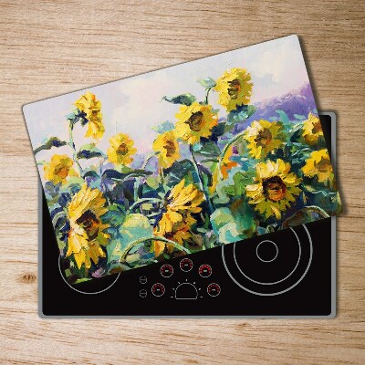 Chopping board Sunflowers