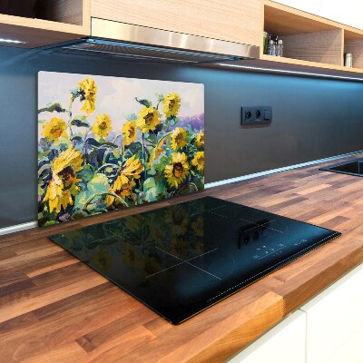 Chopping board Sunflowers