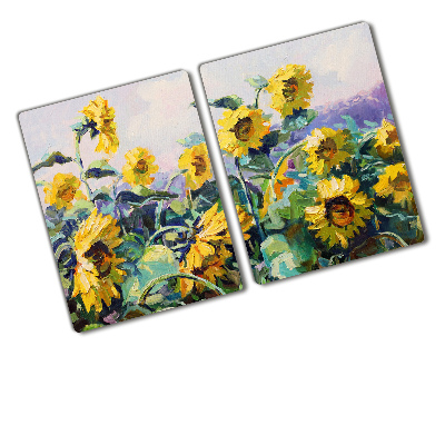 Chopping board Sunflowers