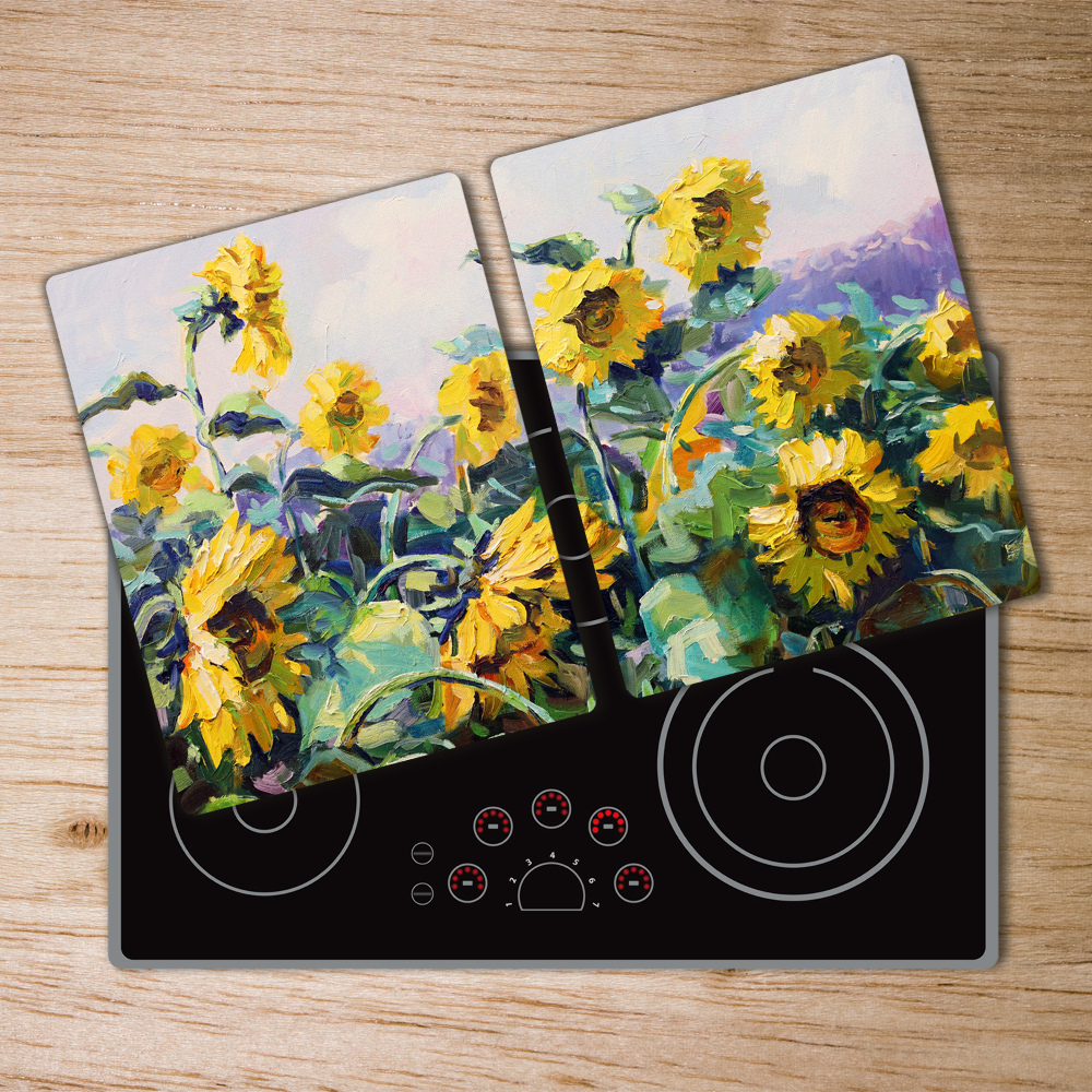 Chopping board Sunflowers