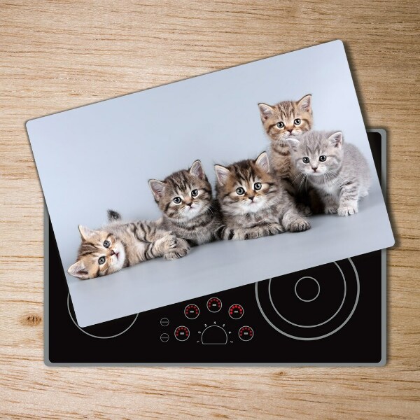 Chopping board Five cats