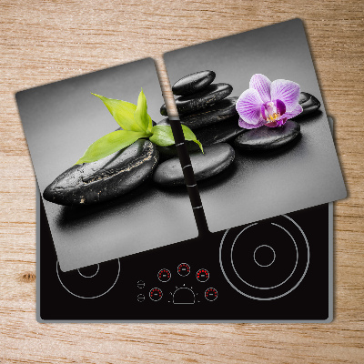 Cutting board Zen stones