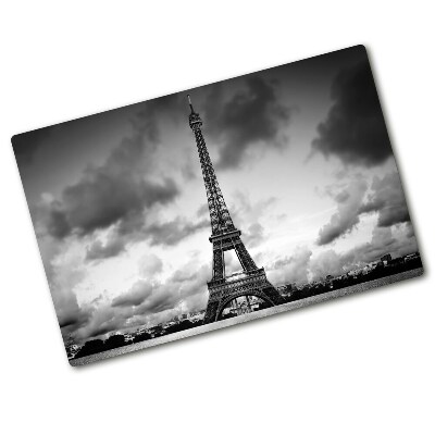 Glass chopping board Eiffel Tower Paris City