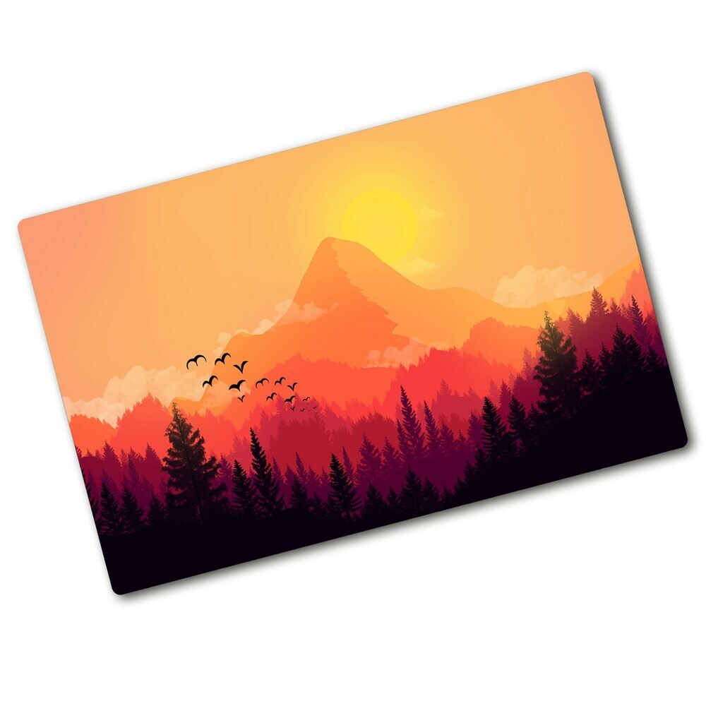 Chopping board Mountain landscape