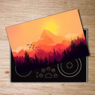 Chopping board Mountain landscape