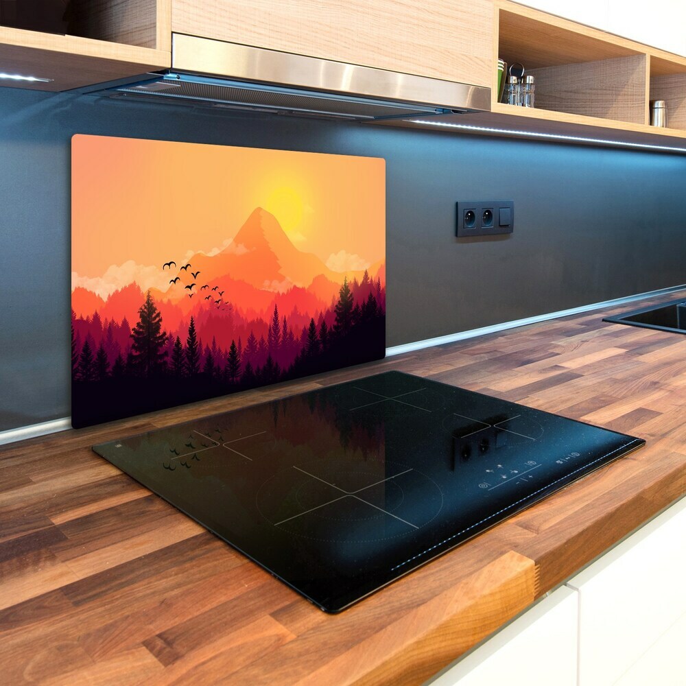 Chopping board Mountain landscape