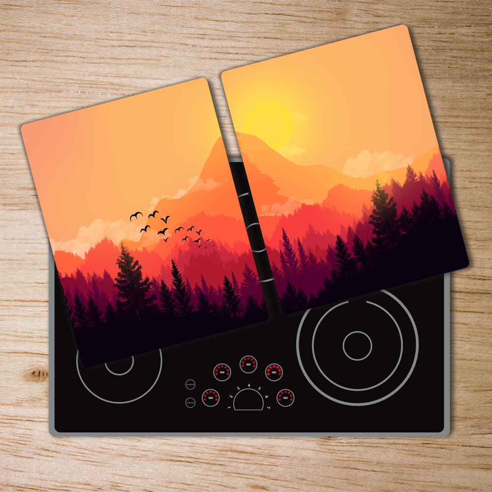 Chopping board Mountain landscape