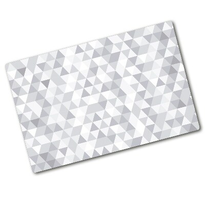 Chopping board Gray triangles