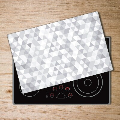 Chopping board Gray triangles