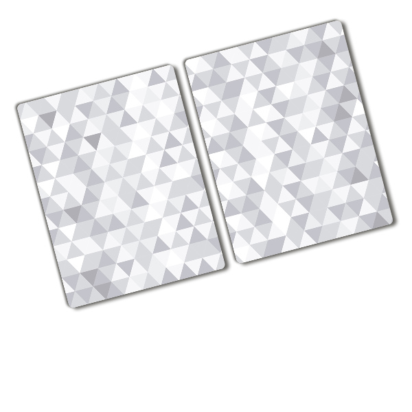 Chopping board Gray triangles