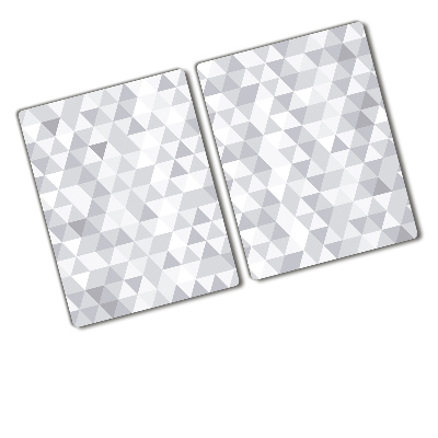 Chopping board Gray triangles