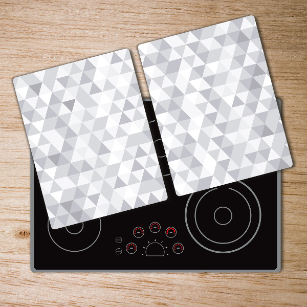 Chopping board Gray triangles