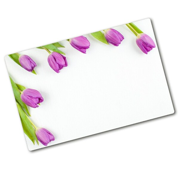 Worktop saver Violet tulips