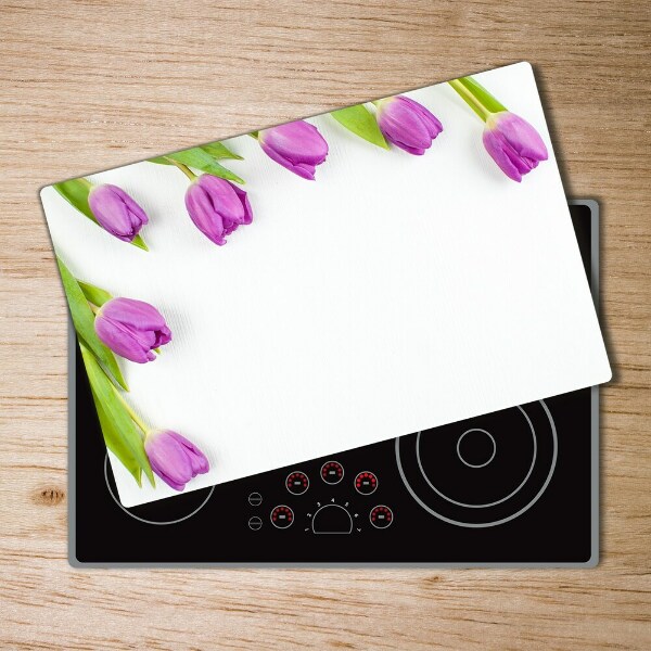 Worktop saver Violet tulips