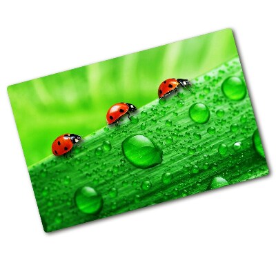 Worktop saver Ladybugs on the grass