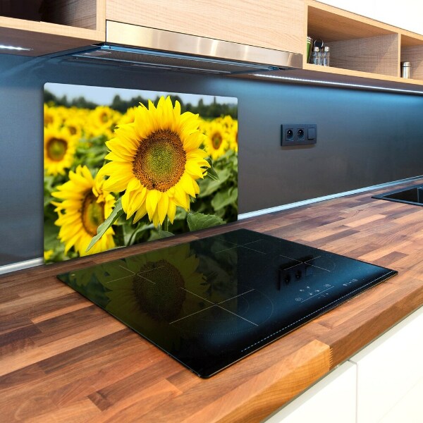 Chopping board Sunflower field