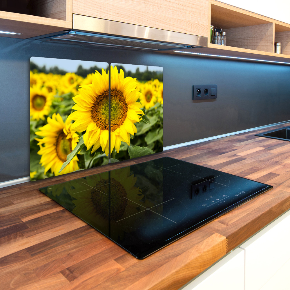 Chopping board Sunflower field