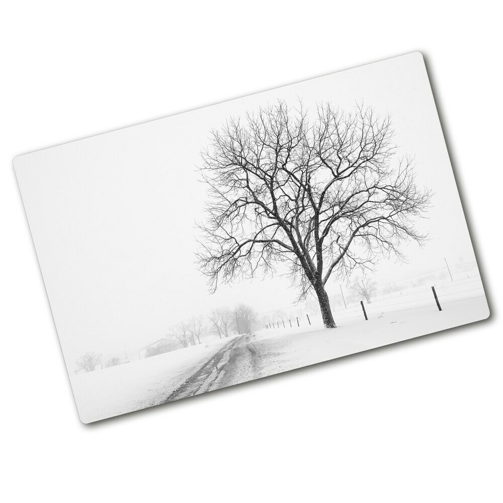 Chopping board Winter tree