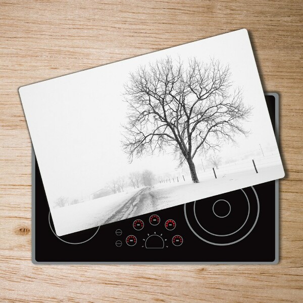 Chopping board Winter tree