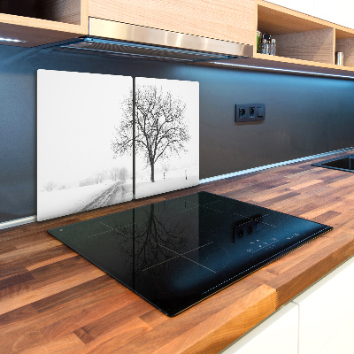 Chopping board Winter tree