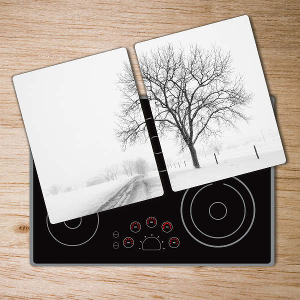 Chopping board Winter tree