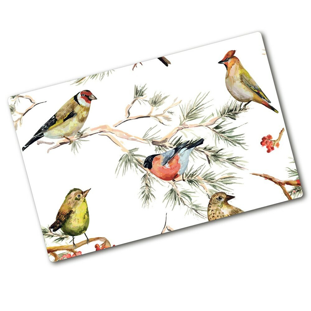 Chopping board Forest birds