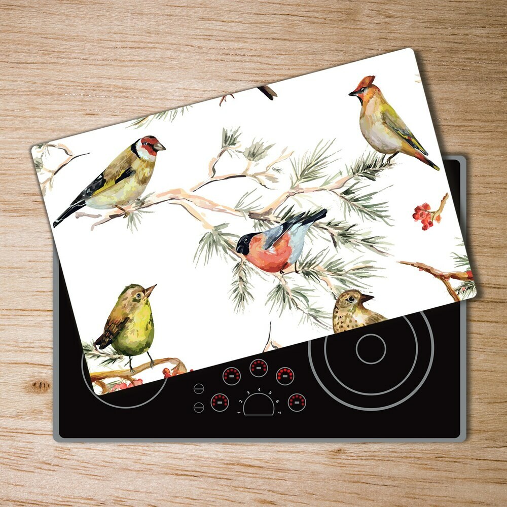 Chopping board Forest birds