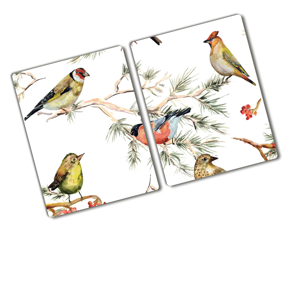 Chopping board Forest birds