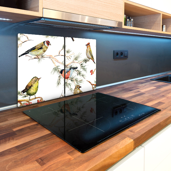 Chopping board Forest birds