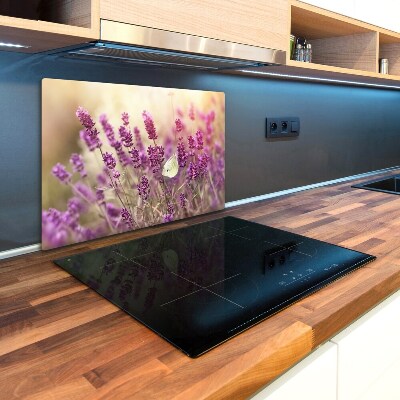 Glass chopping board Lavender