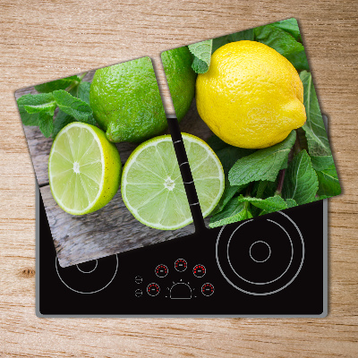 Cutting board Lime and lemon