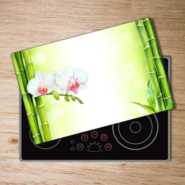 Chopping board Orchid and bamboo