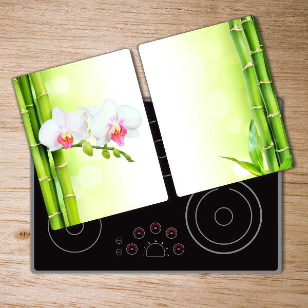 Chopping board Orchid and bamboo