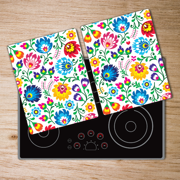 Chopping board glass Ethnic pattern