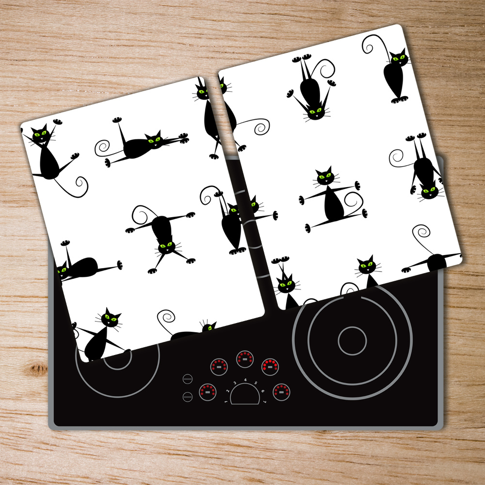 Chopping board Cats illustration