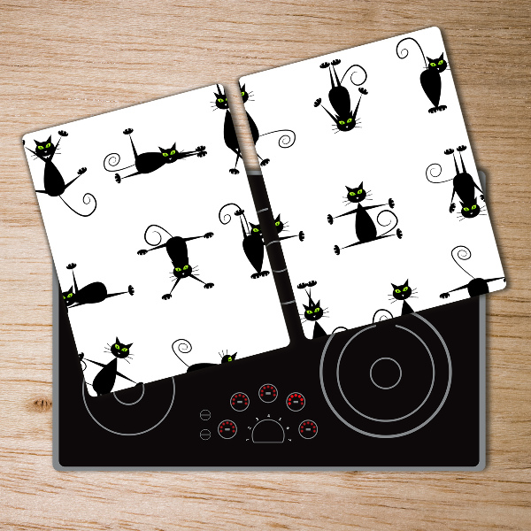 Chopping board Cats illustration