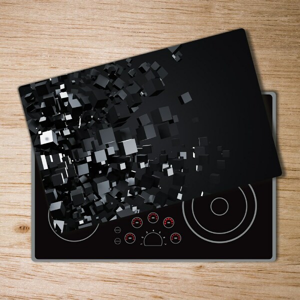 Glass chopping board 3D abstraction